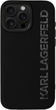 Панель Karl Lagerfeld HC 3D Rubber Elongated Glitter для iPhone 16 Pro Black (3666339357023) - зображення 3