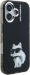 Панель Karl Lagerfeld IML Aquarelle Choupette & Logo для iPhone 16 Black (3666339464387) - зображення 4