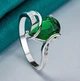 Женское кольцо No Brand 2417 серебристое размер 19 - изображение 1