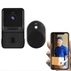 Беспроводной дверной видеодомофон WIFI Mini Doorbell Черный - изображение 1