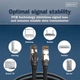 Digitus Патч-корд DIGITUS CAT 8.1 S-FTP, 5м, AWG 24/7, LSZH, чорний - изображение 2