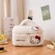 Косметичка - сумка плюшева велика Hello Kitty для косметики кавайна геншень манга Kuromi Sanrio Kawaii Санріо Кітті Мелоді біла Makeup - зображення 1