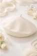 Берет женский классический французский мягкий білий one size (B12БЕ) - изображение 1