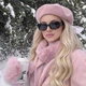 Берет женский классический французский мягкий розовый one size (B12Р) - изображение 1