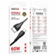 Зарядний кабель Type-C to Type-C Borofone BX121 60 Вт 10334 - зображення 5