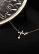 Цепочка женская с кулоном зигзагом Fashion Jewelry Золотистая 18851 - изображение 2