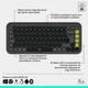 Комплект Logitech POP Icon Combo Bluetooth UA Graphite (920-013156) (18802) - изображение 6