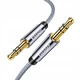 Кабель мультимедійний 3.5mm M to 3.5mm M 5.0m gray Essager (EYP35-DYD0G) - зображення 3
