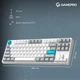 Клавіатура GamePro Asgard Ragnar Wireless/Bluetooth/USB UA White (MK285WH) - зображення 7