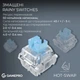Клавіатура GamePro Asgard Valhalla Pro MK160B-D-Pro Rainy Switch Wireless/Bluetooth/USB UA Black (MK160B-D-Pro) - зображення 3