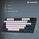 Клавіатура GamePro Asgard Valhalla Pro MK160B-D-Pro Rainy Switch Wireless/Bluetooth/USB UA Black (MK160B-D-Pro) - зображення 7
