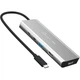 Концентратор J5create USB-C 7-in-1 USB 3.2 + USB-C PD + HDMI 4K + DisplayPort + SD/TF gray (JCD401-N) - зображення 1