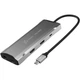 Концентратор J5create USB-C 9-in-1 2xUSB 3.2 + 2xUSB-C PD + 2xHDMI 4K + DisplayPort + SD/TF + RJ45 1000Mbps gray (JCD397-N) - зображення 6