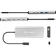 Концентратор J5create USB-С 6-in-1 2xUSB 3.2 + USB-C PD 100W + USB-C + HDMI 8K + RJ45 2.5Gbps aluminum (JCD403-N) - зображення 3