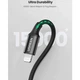Дата кабель USB-C to Lightning 2.0m 3A US171 black Ugreen (60752) - зображення 3