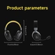 Игровые наушники Ajazz AHM08 MAX Black/Gray/Yellow (AHM08-MAX-BGY) [156092] - изображение 7