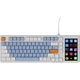 Клавиатура Ajazz AKP815 Red Switch White (AKP815-R-WBO) [142209] - изображение 1
