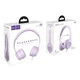 Наушники Hoco W21 Purple 3.5 мм мини-Jack противоударные - изображение 8