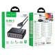 Заряджання Hoco C152A 6-port 70W Power Delivery Quick Charge USB Type-C чорна - зображення 2