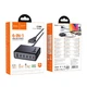 Заряджання Hoco C152A 6-port 70W Power Delivery Quick Charge USB Type-C чорна - зображення 10