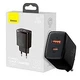 Зарядное устройство Baseus Compact Quick Charger 20W USB Type-A USB Type-C Черный - изображение 5