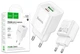 Заряджання Hoco C147A PD20W QC3.0 Type-C на Lightning для пристроїв Apple біла - зображення 10