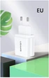 Зарядное устройство USAMS CC090 2.1A Dual USB для путешествий Белый - изображение 9
