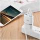 Зарядное устройство Hoco C12 Dual USB 2.4A с Lightning кабелем для устройств Apple Черный - изображение 8