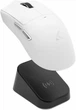 Ігрова ергономічна мишка MCHOSE K7 Ultra White з RGB док-станціїю 8000Hz, 2.4G/Bluetooth/Кабель, PAW3950, 42000 DPI, Ultralight 59грам - изображение 1