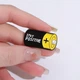 Значок BROCHE брошь бижутерия Батарейка Stay Positive разноцветный BRGV115303 - изображение 4