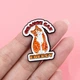 Значок BROCHE брошь бижутерия Животные Кот Energy оранжевый BRGV115309 - изображение 2