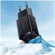 Зарядний пристрій Baseus Compact Charger 2U 10.5W Quick Charge 2× USB Type-A Чорний - зображення 5