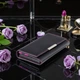 Кошелек женский кожаный Visconti R11 Paloma Черный с сиреневым (Black Berry) - изображение 7