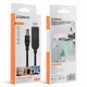 Кабель живлення USB to DC 5.8mm для маршрутизаторів камер та електроніки 5V 12V 1 метр надійне підключення - зображення 2