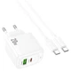 Заряджання Hoco CS55A PD30W QC3.0 USB Type-A Type-C біла протиударна для всіх пристроїв - зображення 9