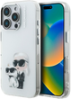 Панель Karl Lagerfeld IML Aquarelle Karl & Choupette & Logo для iPhone 16 Pro White (3666339464943) - зображення 1