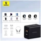 Зарядное устройство Baseus Super Si Pro Quick Charger 30W USB Type-A USB Type-C Белый - изображение 9