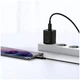 Зарядний пристрій Baseus Super Si Quick Charger 25W USB Type-C чорний - зображення 4