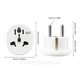 Перехідник EU Plug Adapter білий з підтримкою UK EU AU US 6A 16A - зображення 5