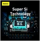 Зарядний пристрій Baseus Super Si Quick Charge 25W 3A з кабелем Type-C EU білий - зображення 6