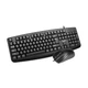 Клавіатура та миша Zerodate LD802 Black протиударна для ПК - зображення 4