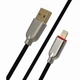 Кабель Lightning 2A для iPhone 1 метр металлический зарядка и передача данных многоцветный - изображение 8