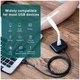 USB-хаб Baseus USB 3.0 4 порти чорний - зображення 7