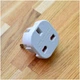 Перехідник мережевий 2 Pin EU Plug Adapter для пристроїв з US вилкою білий - зображення 5