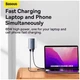Зарядное устройство Baseus GaN5 Pro 65W USB-C с поддержкой Quick Charge серое - изображение 10