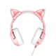 Наушники Onikuma K9 Cat Ear 3.5mm USB противоударные для ПК и мобильных устройств розовые - изображение 5