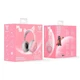 Наушники Onikuma K9 Cat Ear 3.5mm USB противоударные для ПК и мобильных устройств розовые - изображение 7