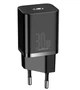 Зарядний пристрій Baseus Super Si Quick Charger 30W USB Type-C Quick Charge 3.0 чорний - зображення 1