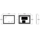 Зеркало Zerix Sansa MR01-80x60-REVERSE с LED Touch, Anti-fog, димером, регулятором яркости (ZX6049) - изображение 5