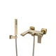 Змішувач для ванни та душу VBI LORENO BRUSHED GOLD настінний - изображение 1
